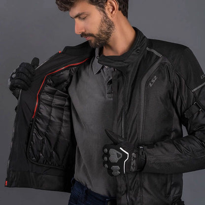 Chaqueta Ls2 Sepang Negro Gris