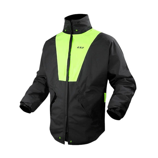 Impermeable lS2 XRAIN Negro Amarillo