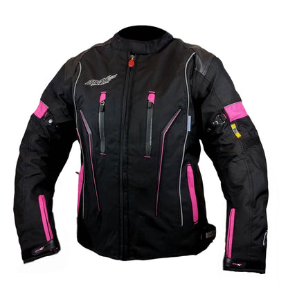 Chaqueta Atrox Chrono-1Negro Rosa Mujer