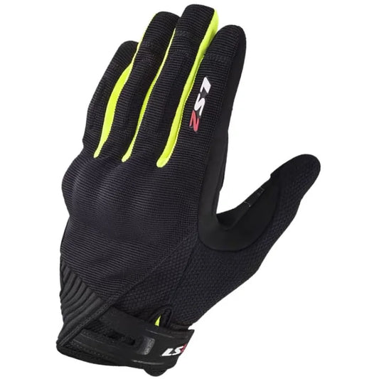 Guante Ls2 Dart II Negro Amarillo