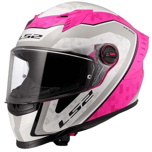 Casco LS2 FF816 Cosmo Strike Rosa Gris