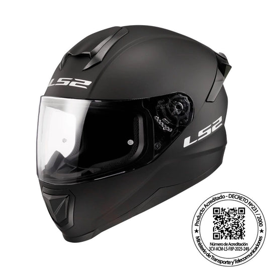 Casco LS2 FF802 FLASH II Negro Matte