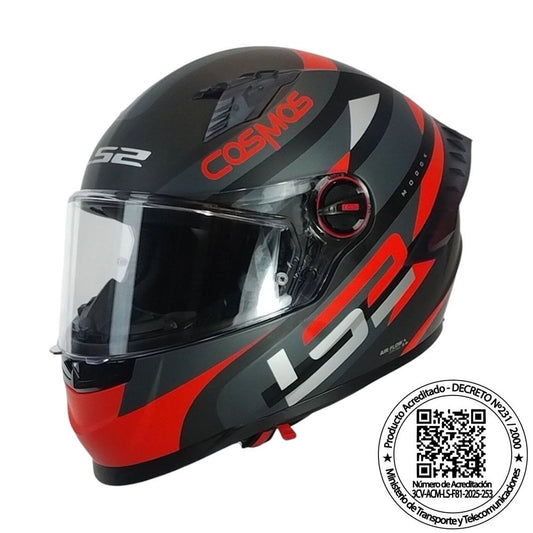 Casco LS2 FF816 COSMOS MODOK Rojo