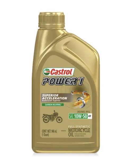 Aceite Castrol Power1 10w50 Full Sintético