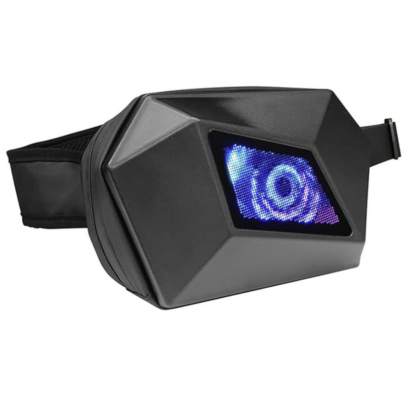 Mochila Bolso Cruzado knight Rigido PANTALLA LED